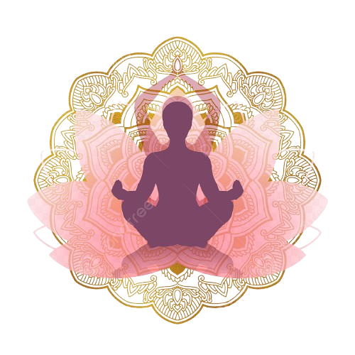 Inicio pngtree woman meditation lotus yoga pose on mandala background png image 5758230 removebg preview